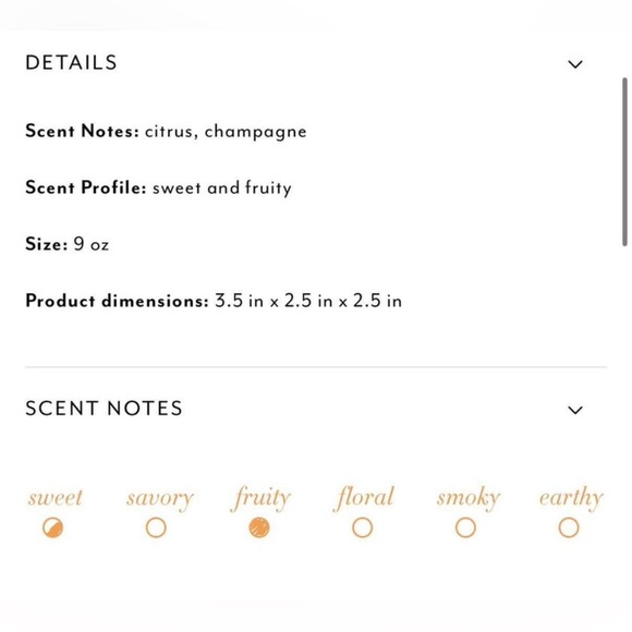 Citrus Champagne Scented Candle - Picture 4 of 6